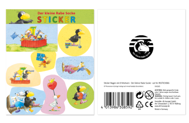 Rabe Socke Sticker